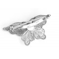 brosa " Fluture ", din argint filigranat, atelier italian. cca 1970